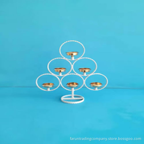 Wrought iron candlestick